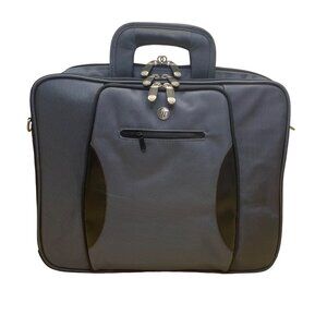 Targus Men’s Blue Nylon With Multiple Compartments Slim Briefcase Laptop Bag